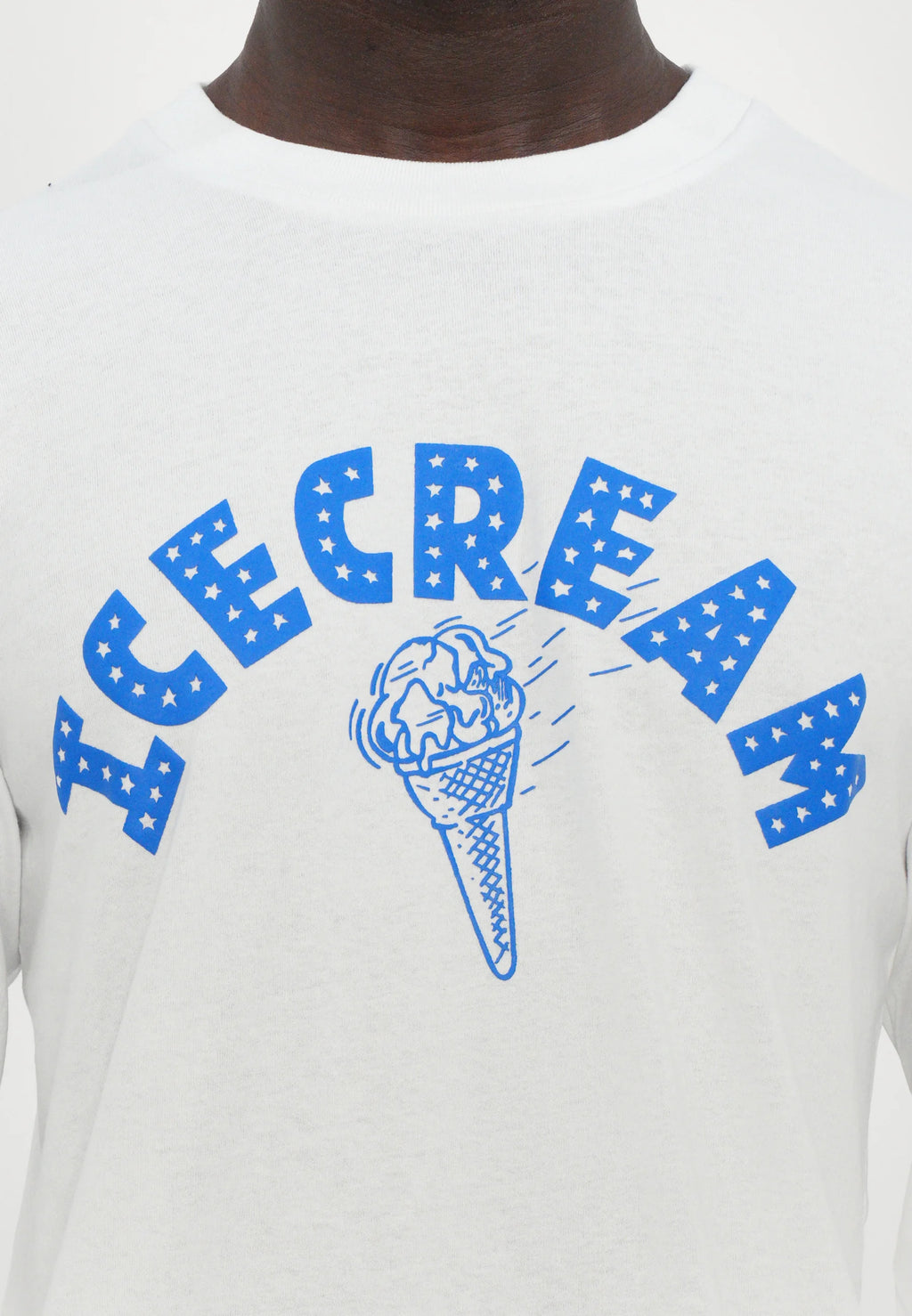 Icecream Longsleeve Cone White