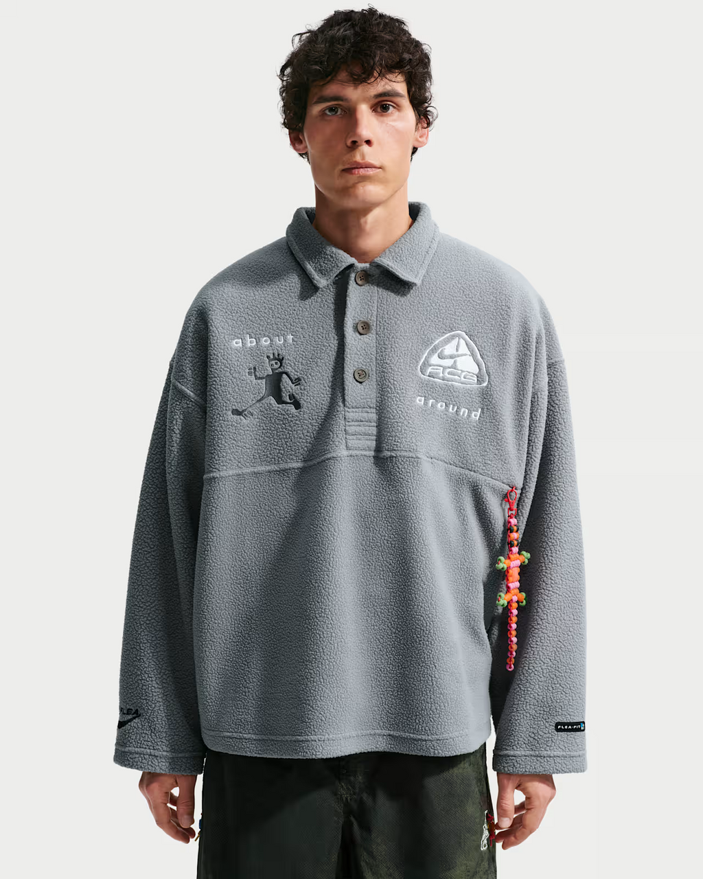 Nike ACG x CPFM L/S Polo Grey