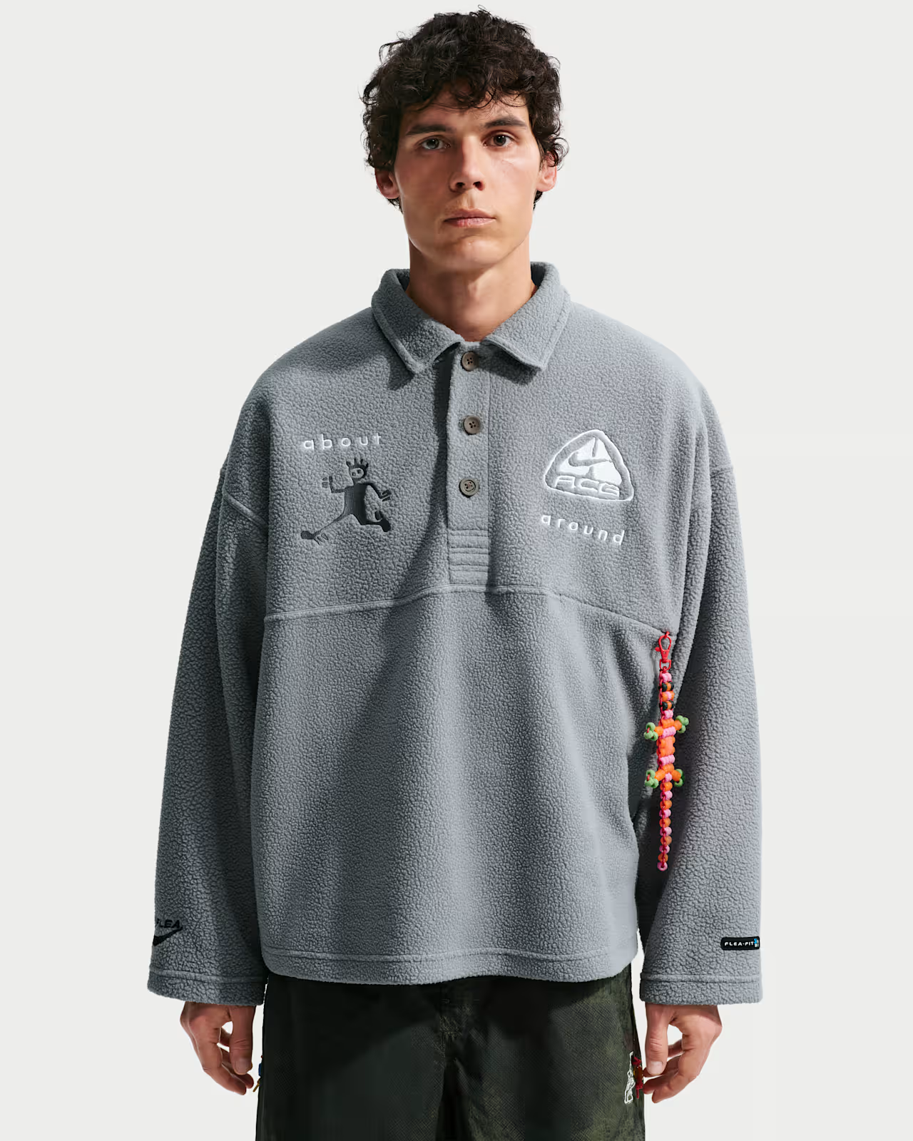 Nike ACG x CPFM L/S Polo Grey
