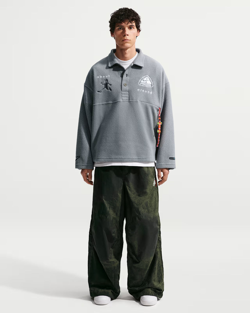 Nike ACG x CPFM L/S Polo Grey
