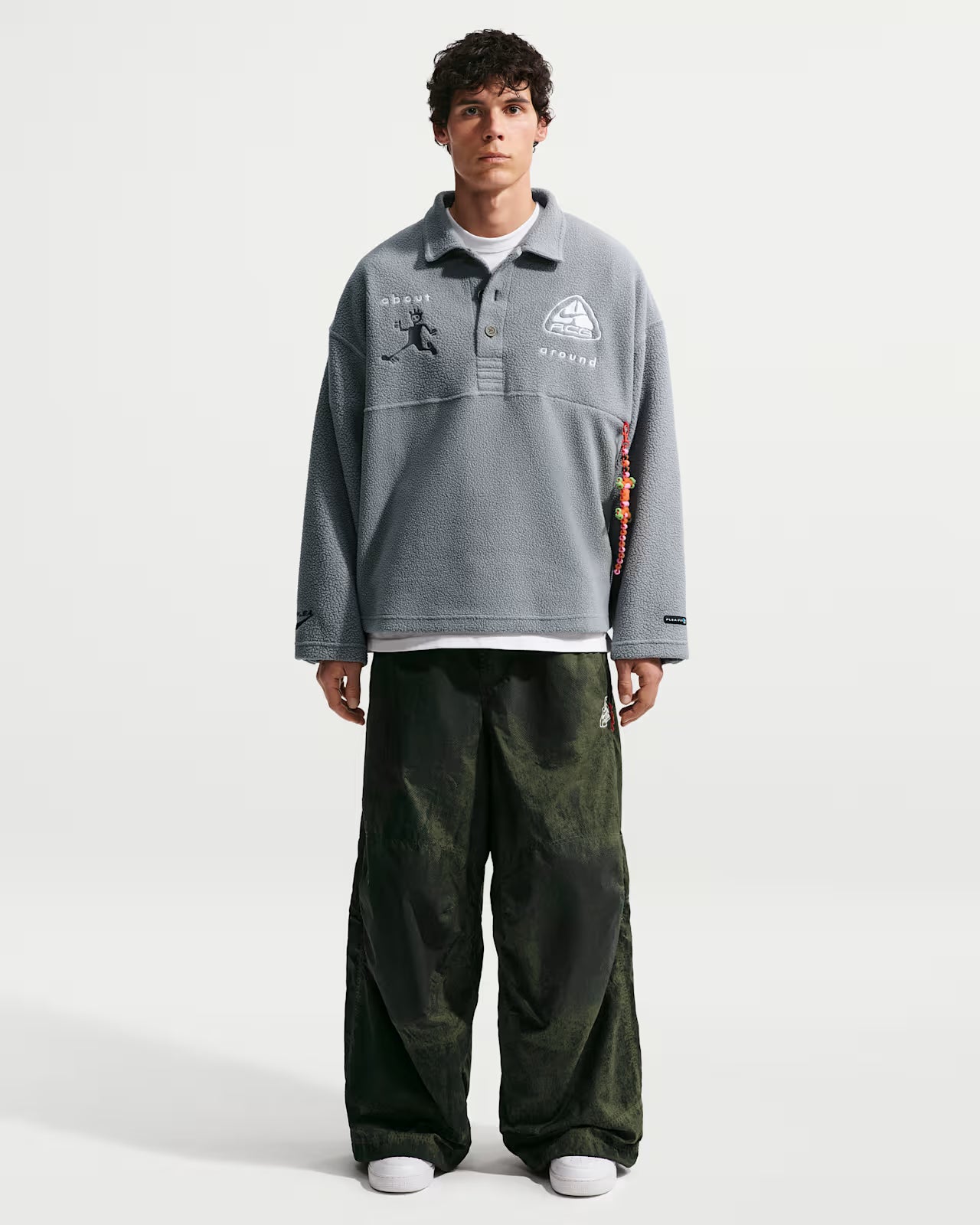 Nike ACG x CPFM L/S Polo Grey