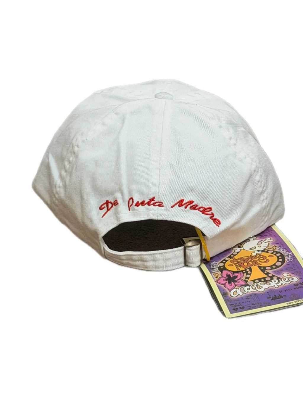 De Puta Madre 69 Cap White Strass Pablo Never Die