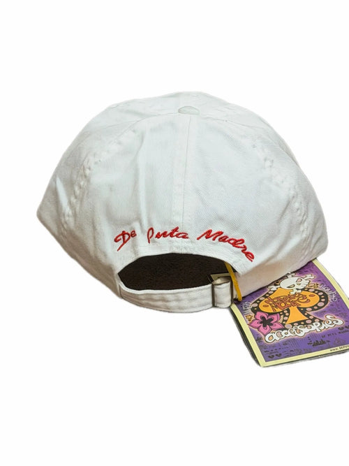 De Puta Madre 69 Cap White Strass Pablo Never Die