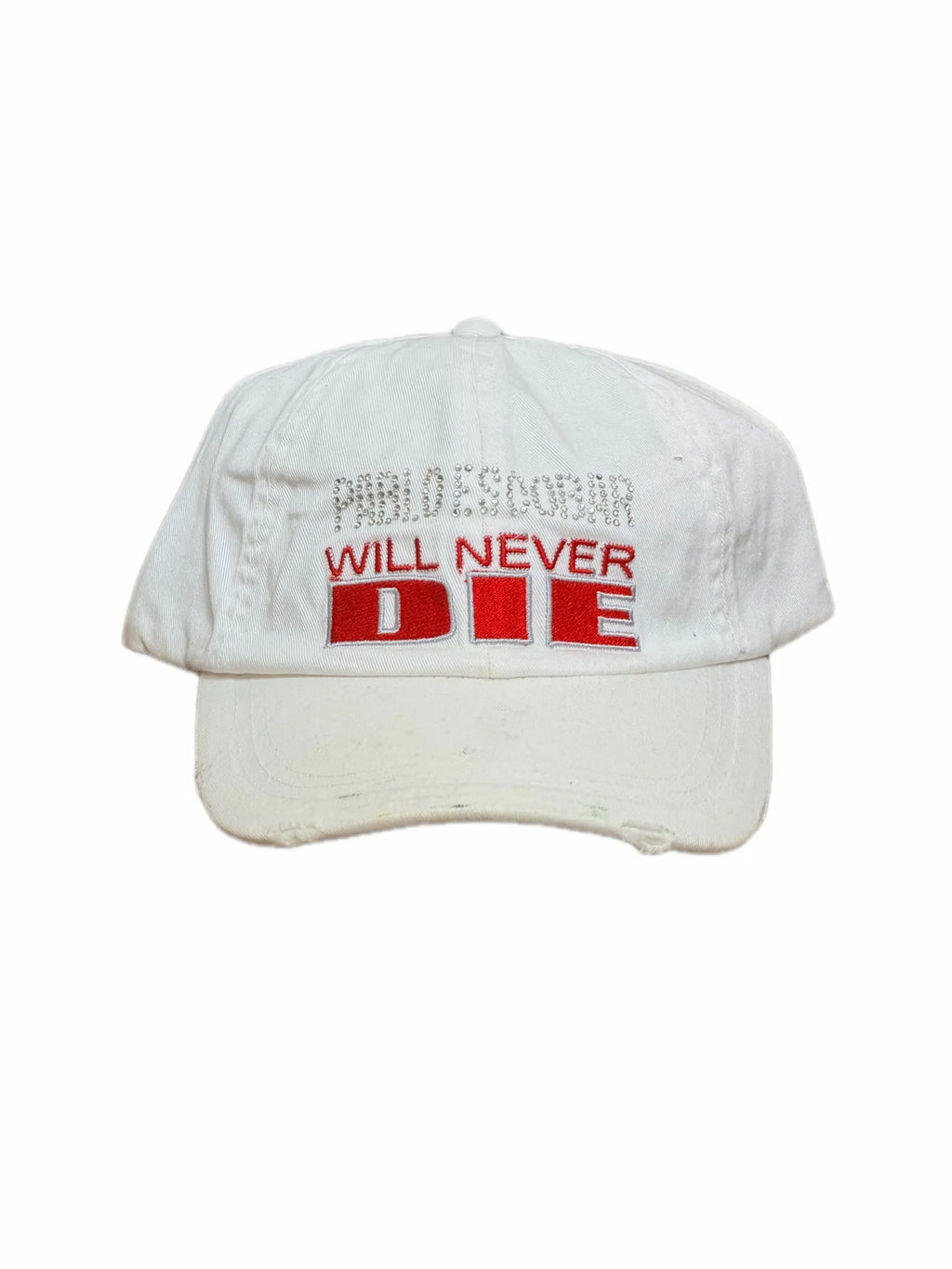 De Puta Madre 69 Cap White Strass Pablo Never Die