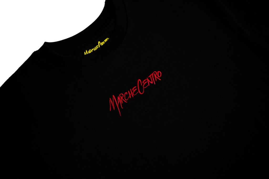 Marche Centro Embroidered Logo Black