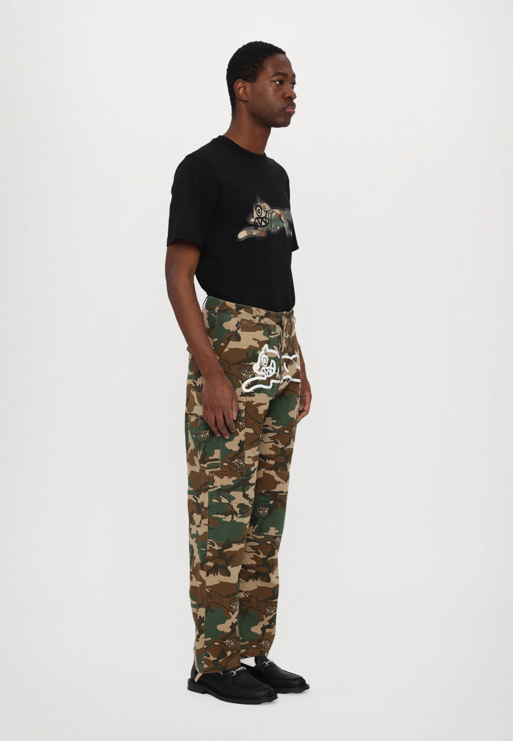 Icecream Running Dog Camo Cargo Pant Camo