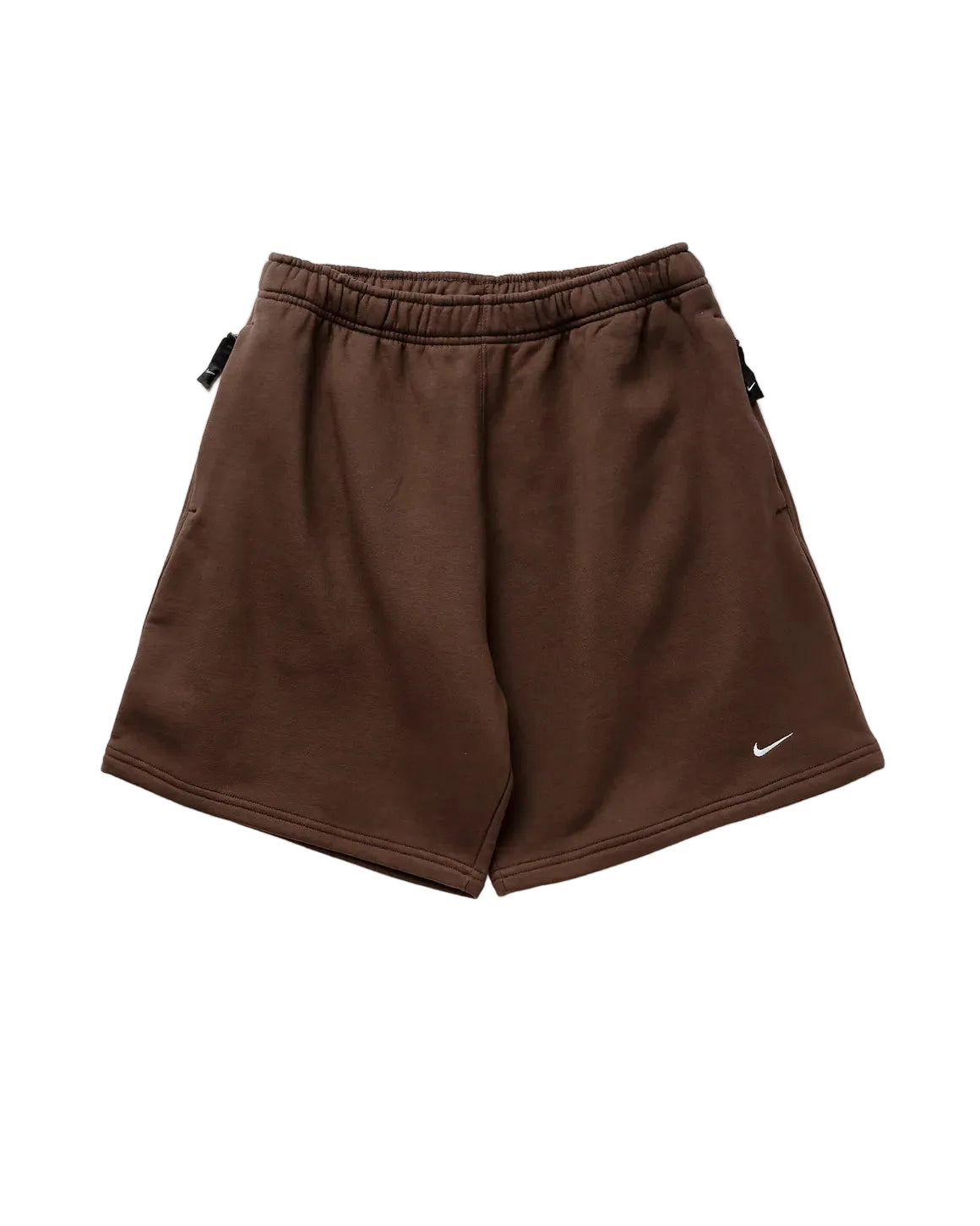 Nike Solo Swoosh Fleece Shorts Brown
