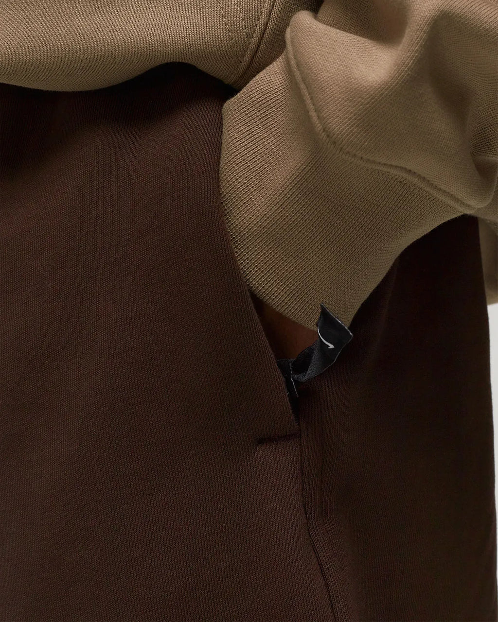 Nike Solo Swoosh Fleece Shorts Brown