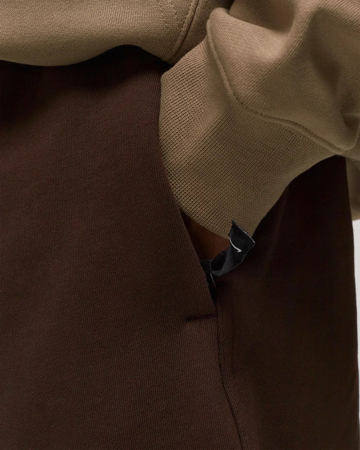 Nike Solo Swoosh Fleece Shorts Brown