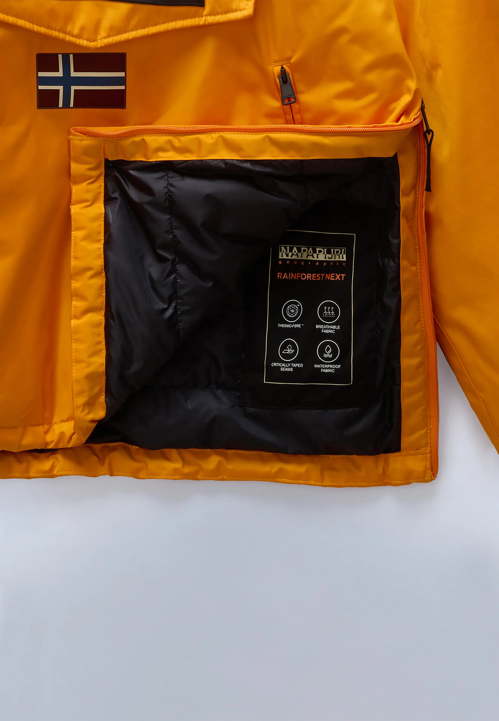 Napapijiri Giacca Anorak Rainforest Orange Marigold