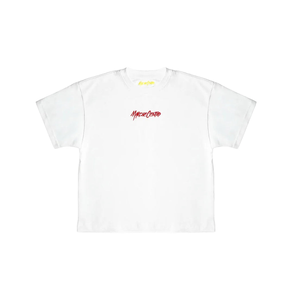 Marche Centro Embroidered Logo White