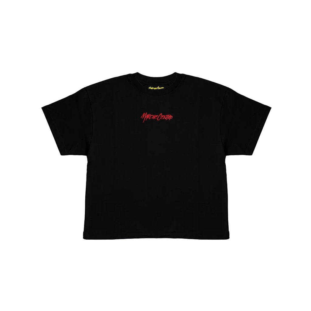 Marche Centro Embroidered Logo Black