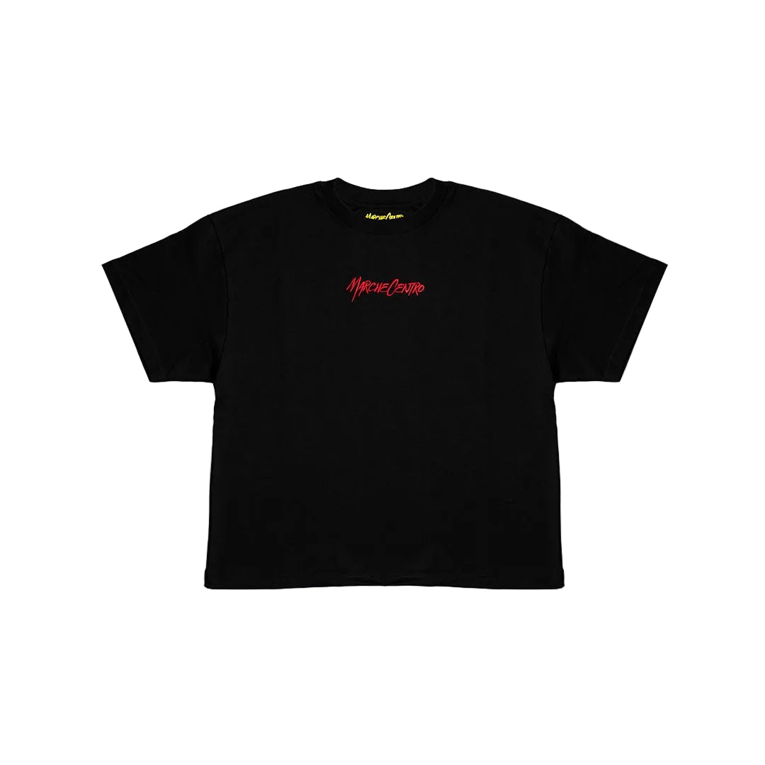 Marche Centro Embroidered Logo Black