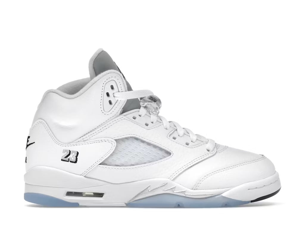 Jordan 5 Retro Metallic White Silver (2026) (GS)
