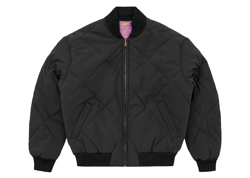 Corteiz Olde English Bomber Trapuntato Black