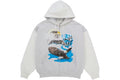 Supreme MM6 Maison Margiela Eagle Zip Up Hooded Sweatshirt White