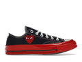 Converse Chuck Taylor All Star 70 Ox Comme des Garçons PLAY Egret Black Red
