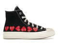 Converse Chuck Taylor All Star 70 Hi Comme des Garcons PLAY Black Multi Heart