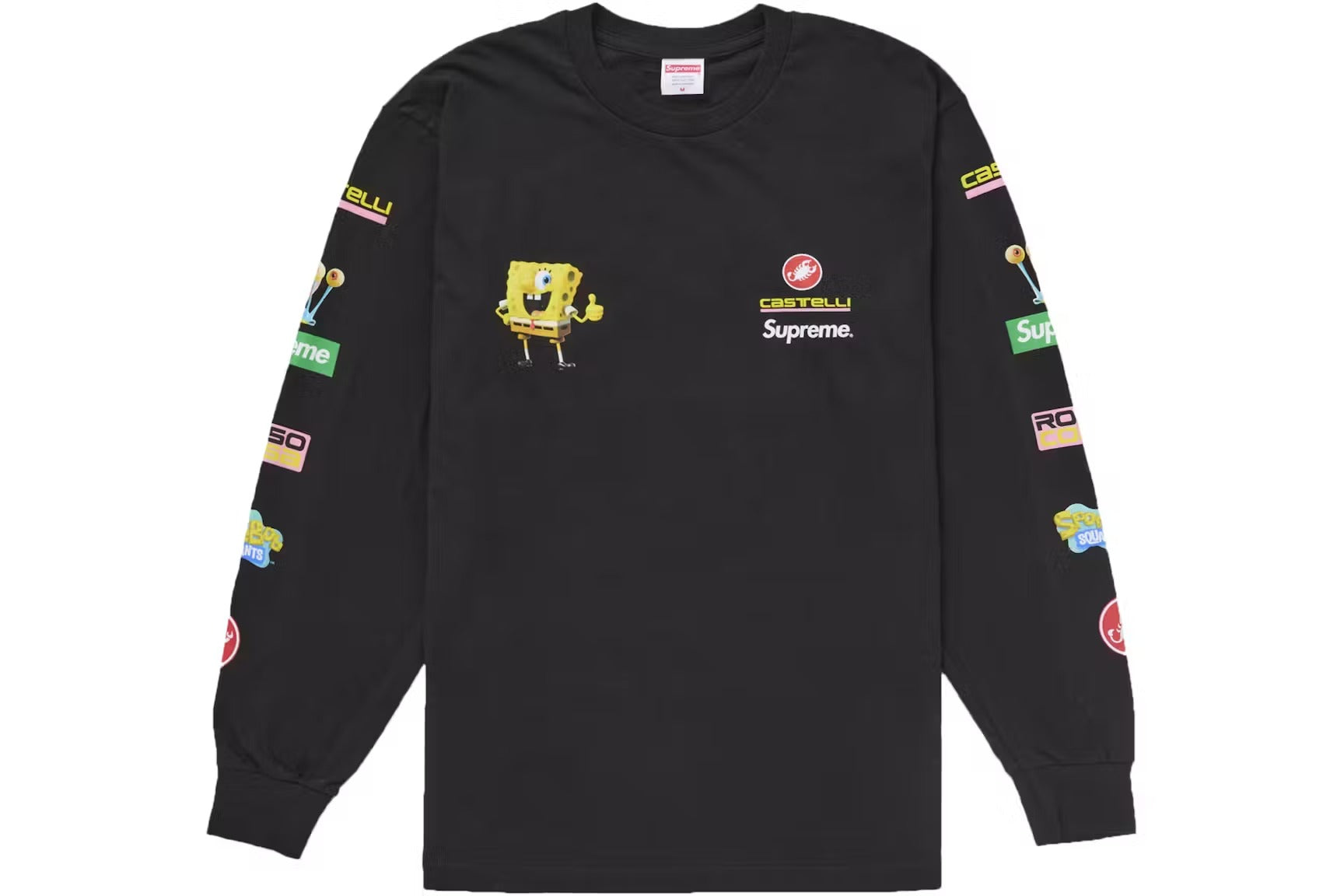 Supreme SpongeBob/Castelli Racing L/S Black