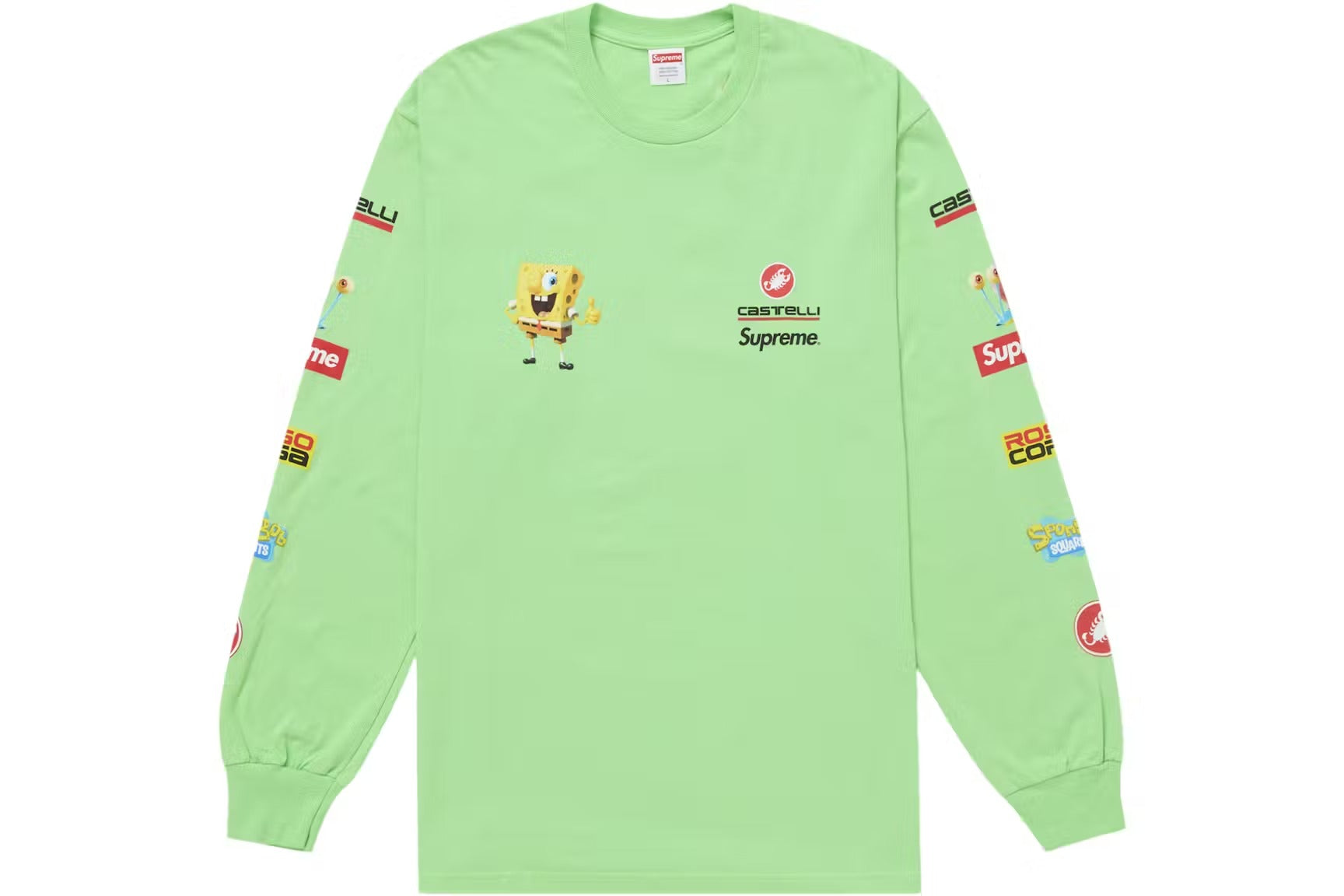 Supreme SpongeBob/Castelli Racing L/S Neon