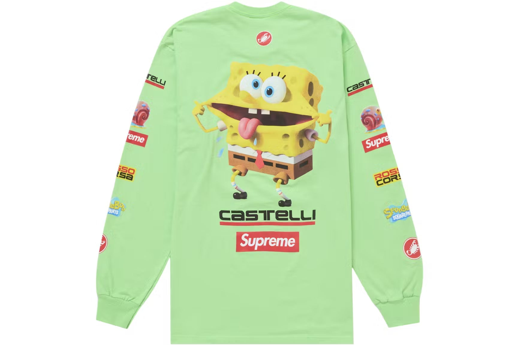 Supreme SpongeBob/Castelli Racing L/S Neon