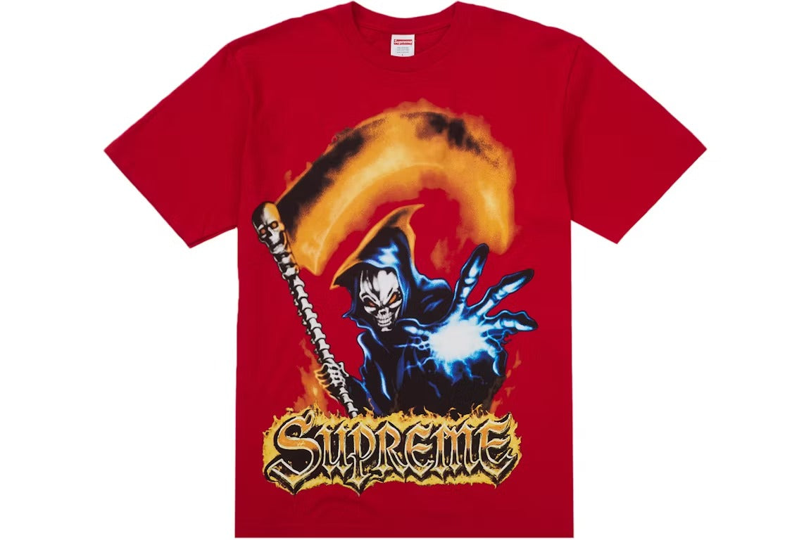 Supreme T-Shirt Grim Reaper Red