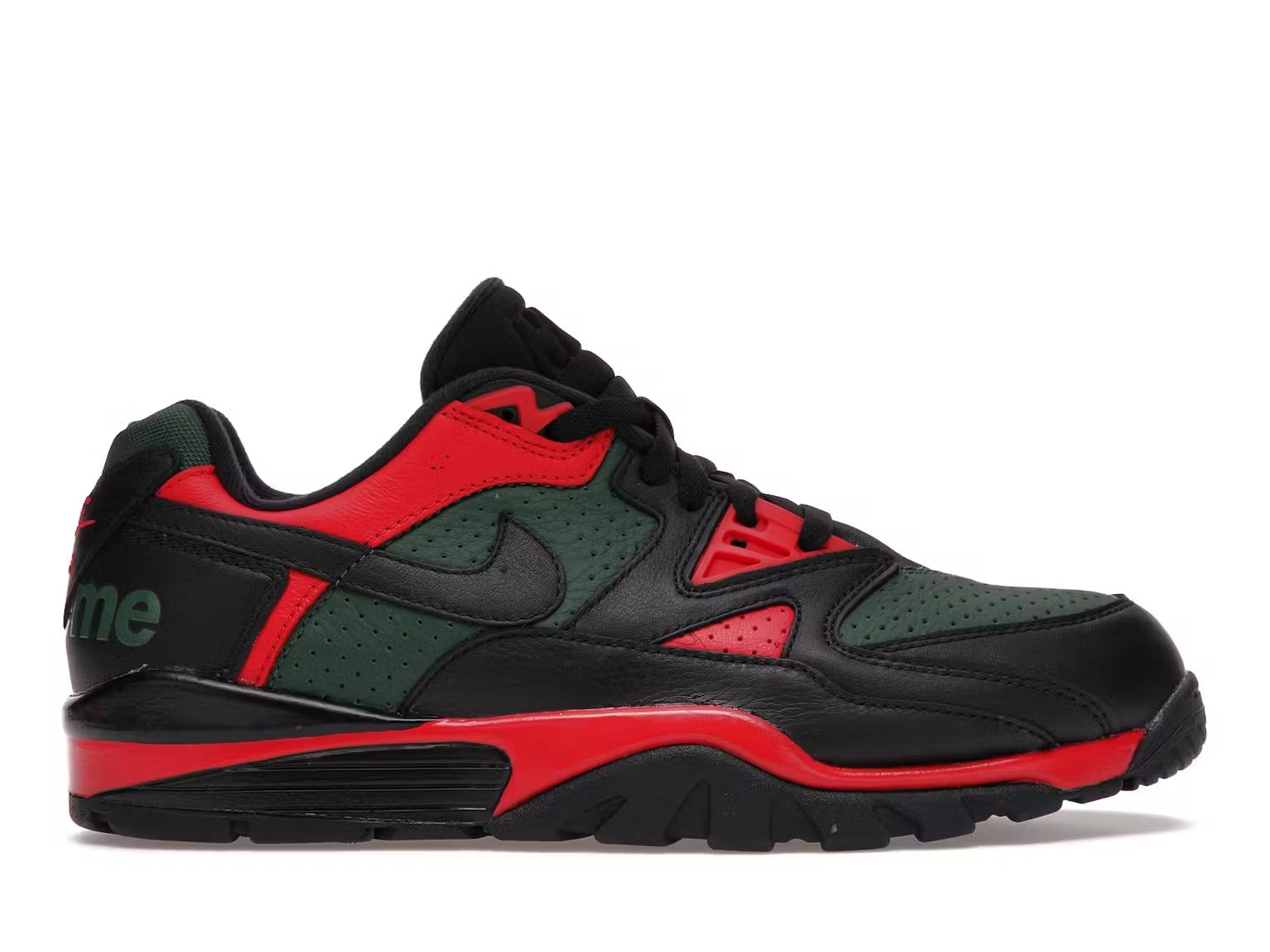 Nike Cross Trainer Low Supreme Black Green Red