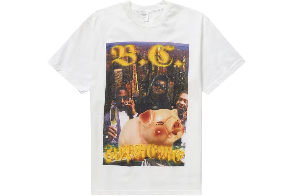 Supreme T-Shirt Bernadette Corporation Money White