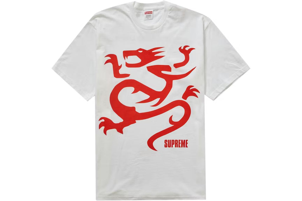 Supreme T-Shirt Mobb Deep Dragon White