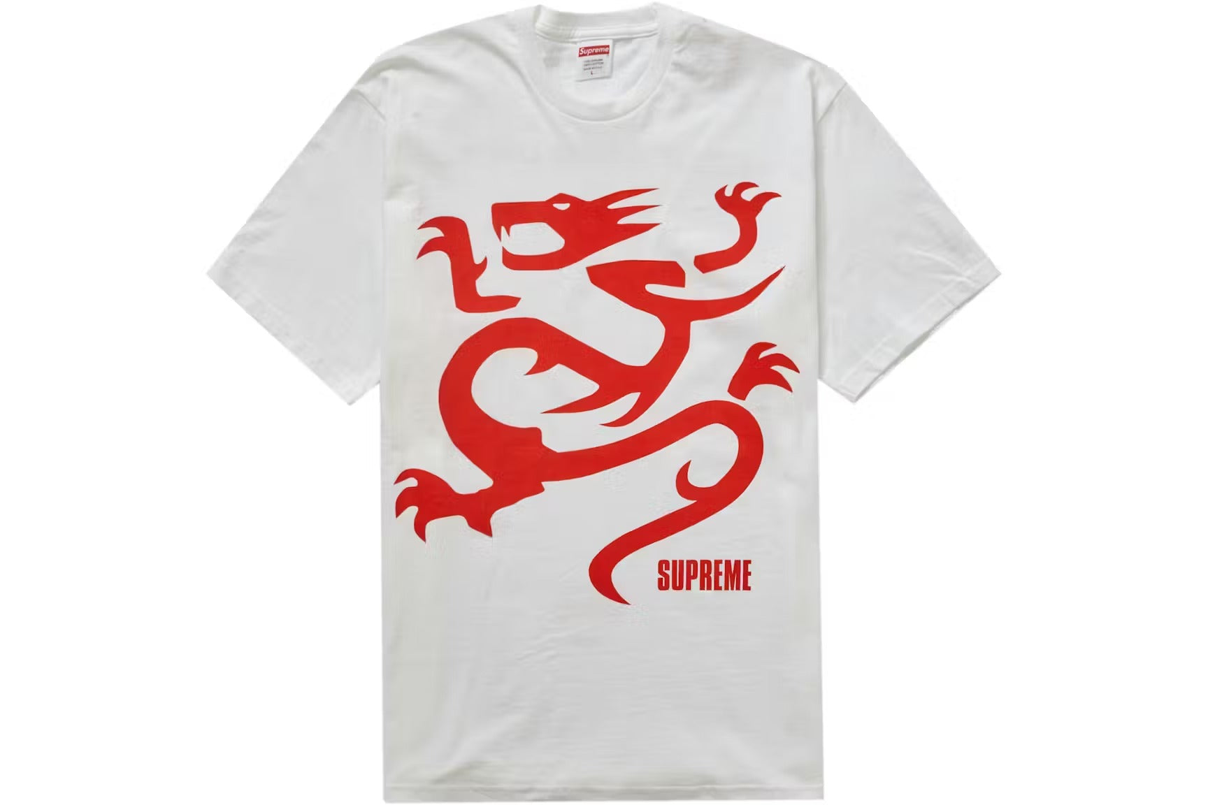 Supreme T-Shirt Mobb Deep Dragon White