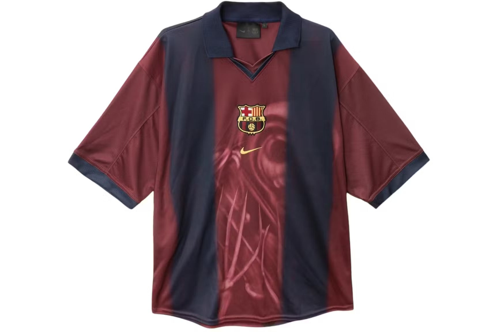 Travis Scott x Nike x FC Barcelona Retro 2000/01 Home Skeleton Jersey Multicolor