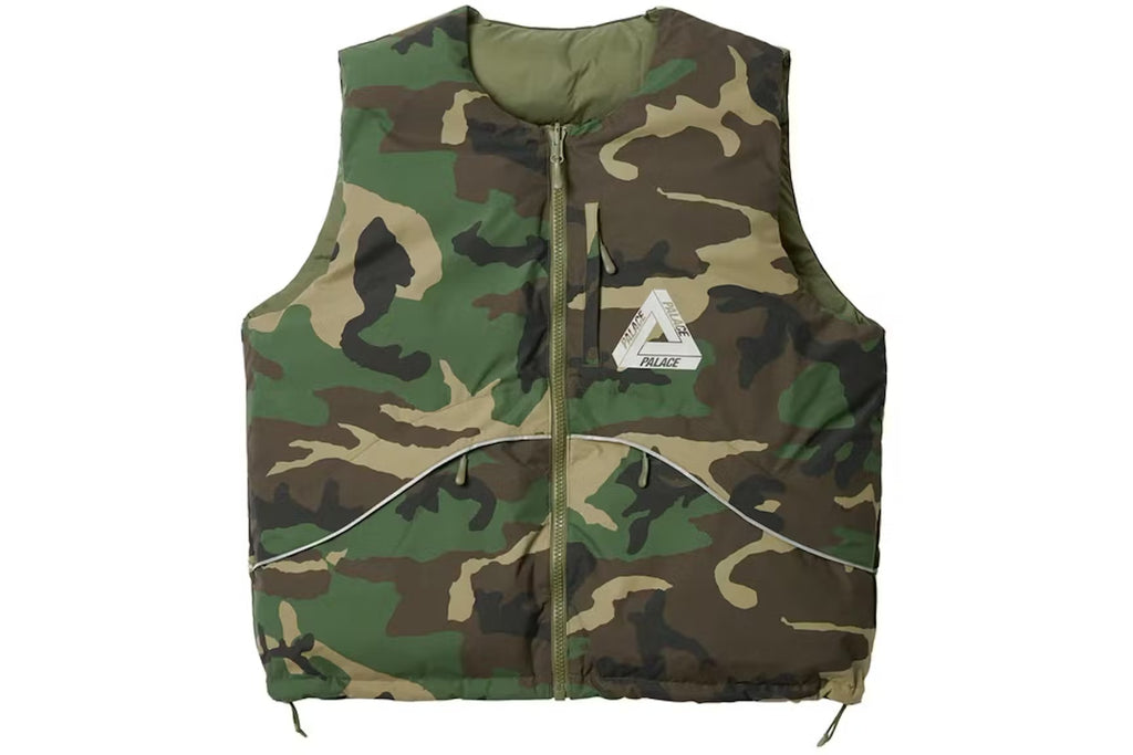 Palace P-Tech Reversible Puffa Vest Camo