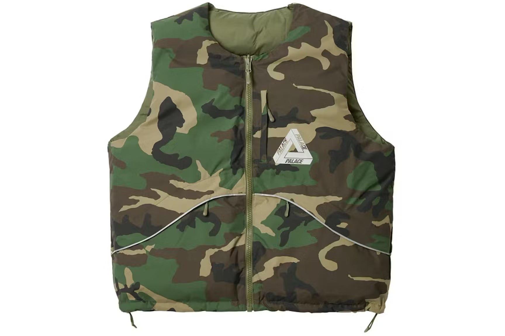 Palace P-Tech Reversible Puffa Vest Camo