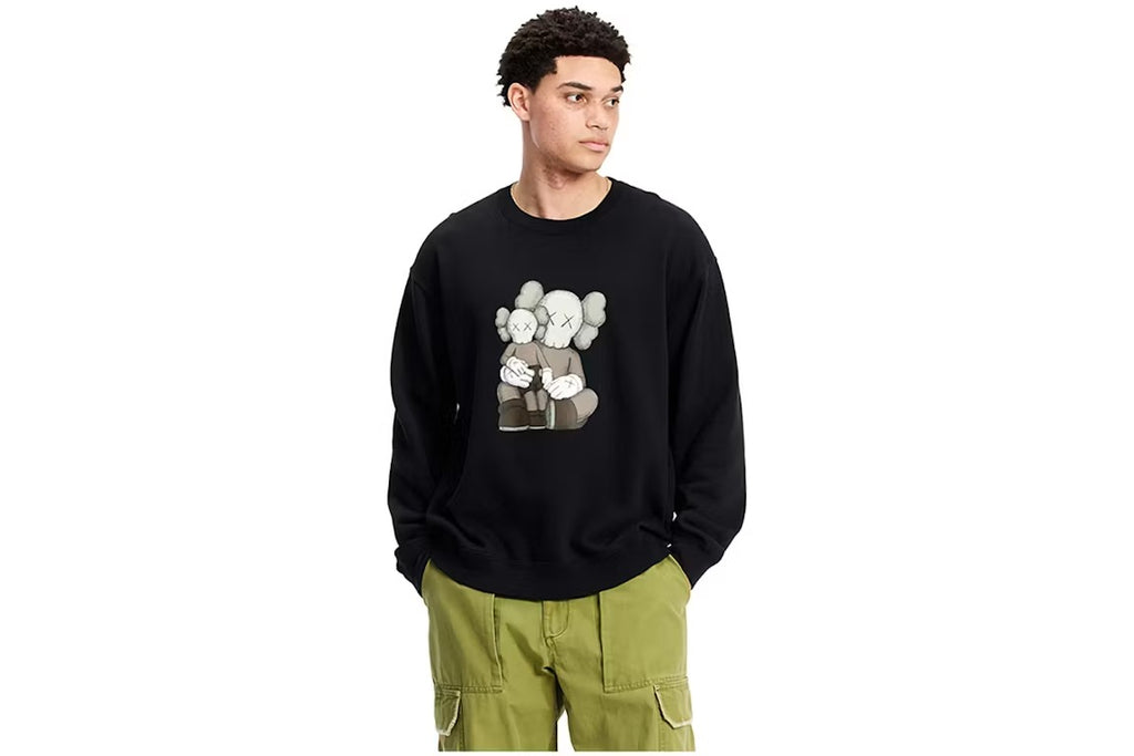 KAWS x Uniqlo Crewneck Black