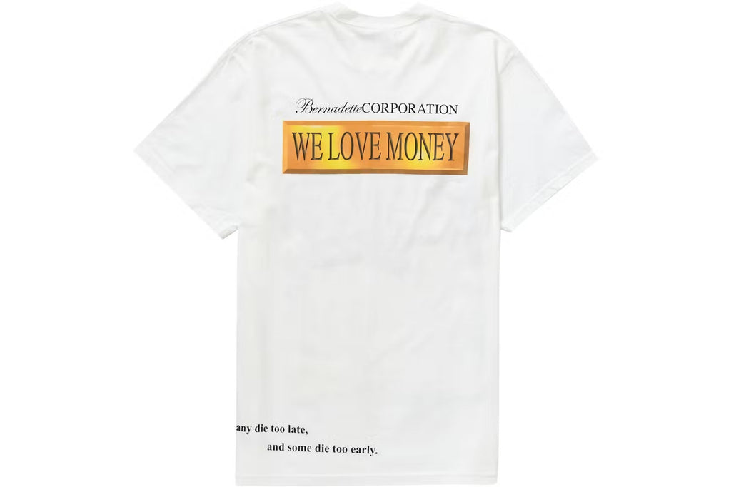 Supreme T-Shirt Bernadette Corporation Money White