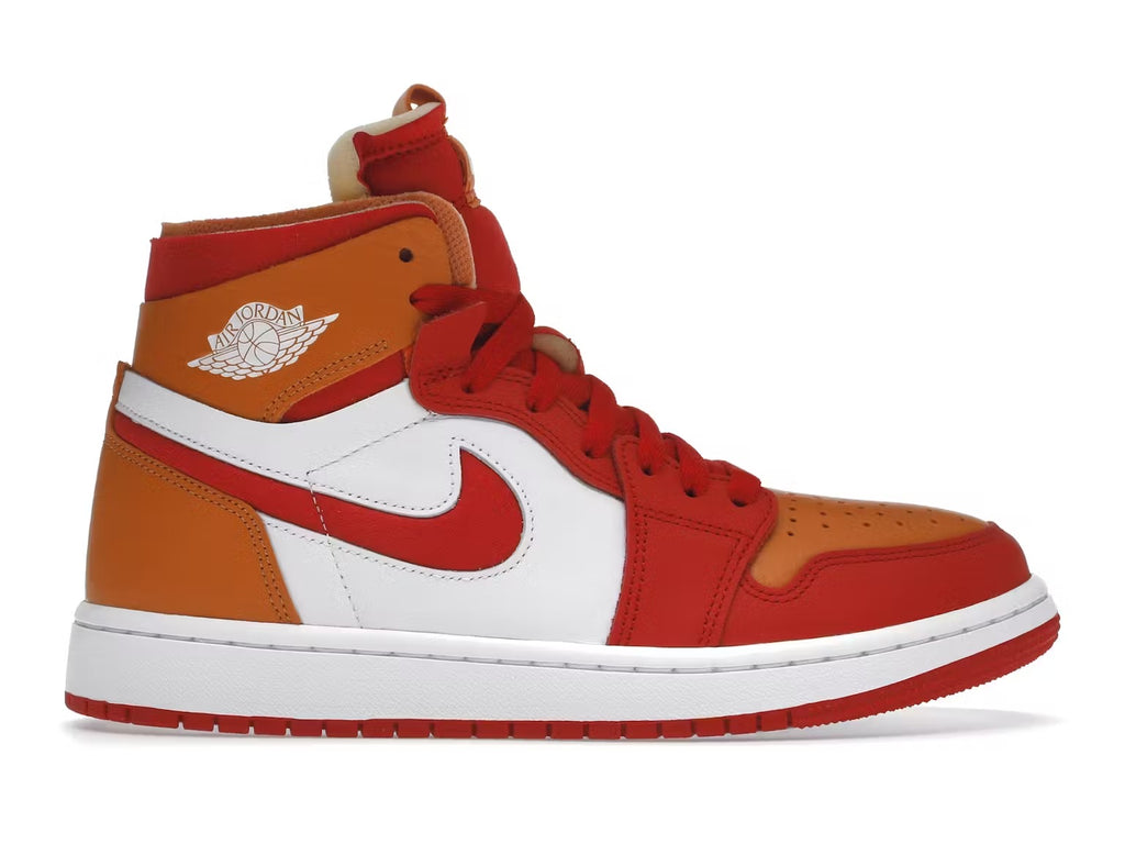 Jordan 1 High Zoom Air CMFT Fire Red Hot Curry W