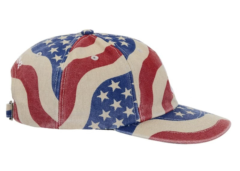 Supreme Pigment Coated S Logo 6-Panel Cap (SS26) Flag