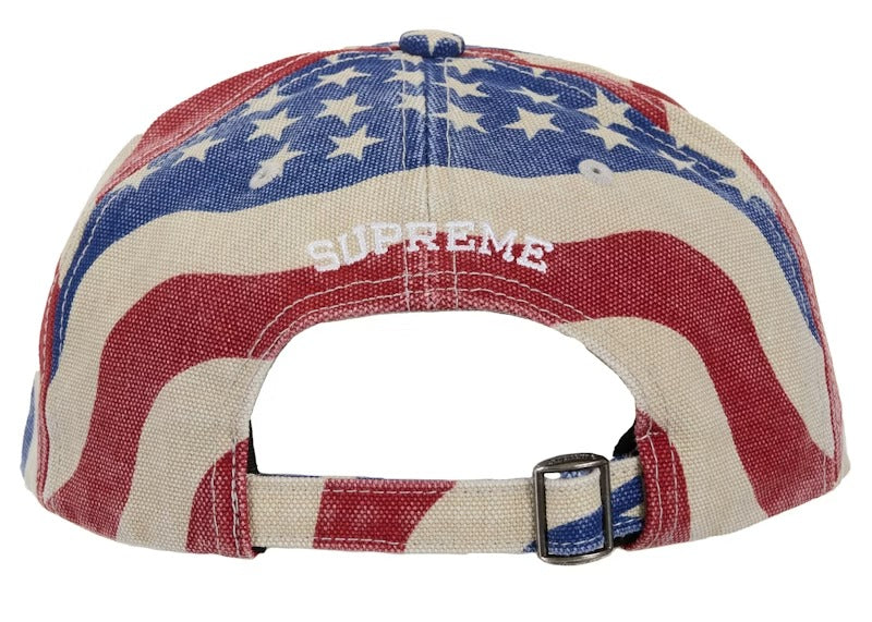 Supreme Pigment Coated S Logo 6-Panel Cap (SS26) Flag