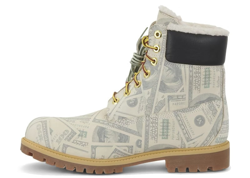 Timberland 6" Premium Waterproof Boot Supreme x MM6 Maison Margiela $100 Bills