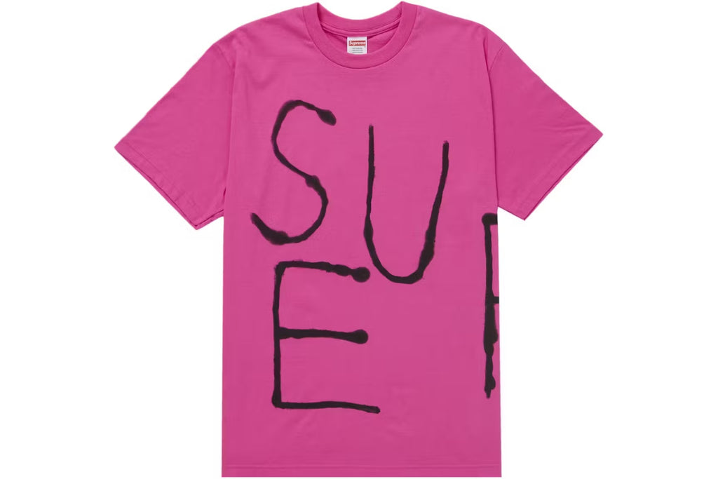Supreme T-Shirt Paint Fucsia
