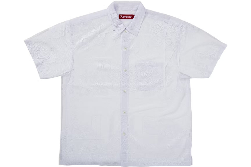 Supreme Shirt P/S Last Supper Lace White