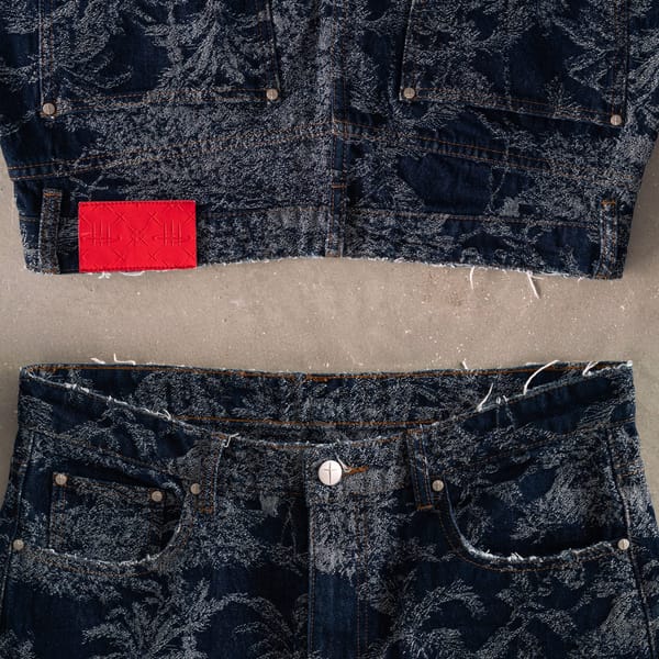 ON MY WAY DEEP BLUE JACQUARD