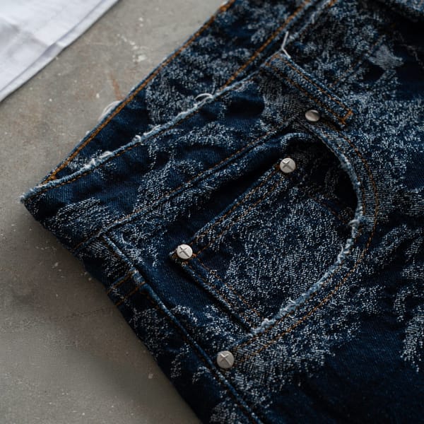 ON MY WAY DEEP BLUE JACQUARD