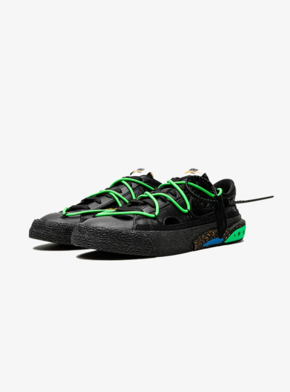 Nike Blazer Low Off-White Black Electro Green