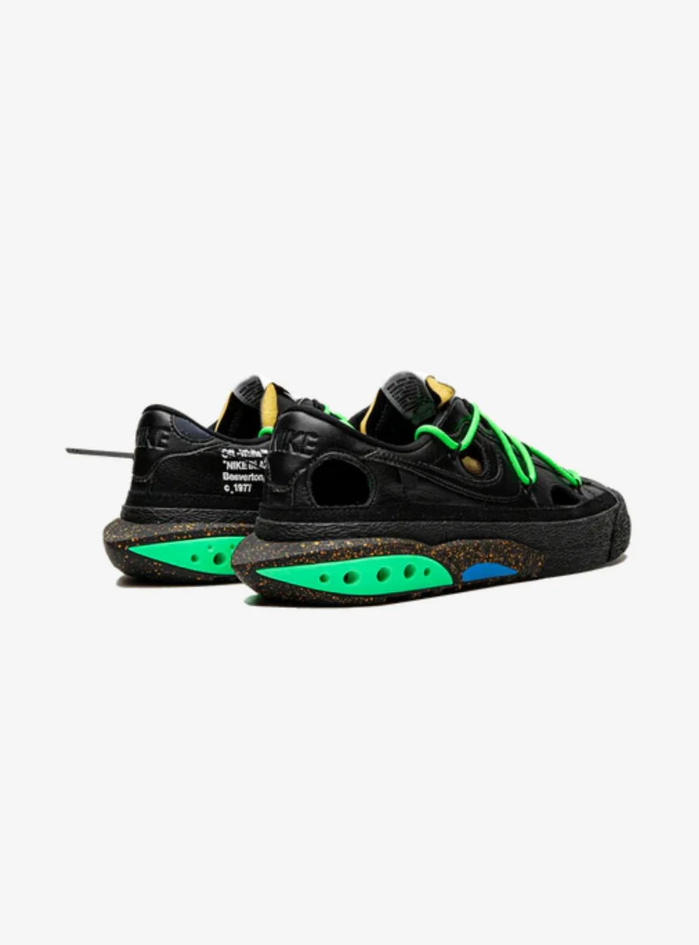 Nike Blazer Low Off-White Black Electro Green