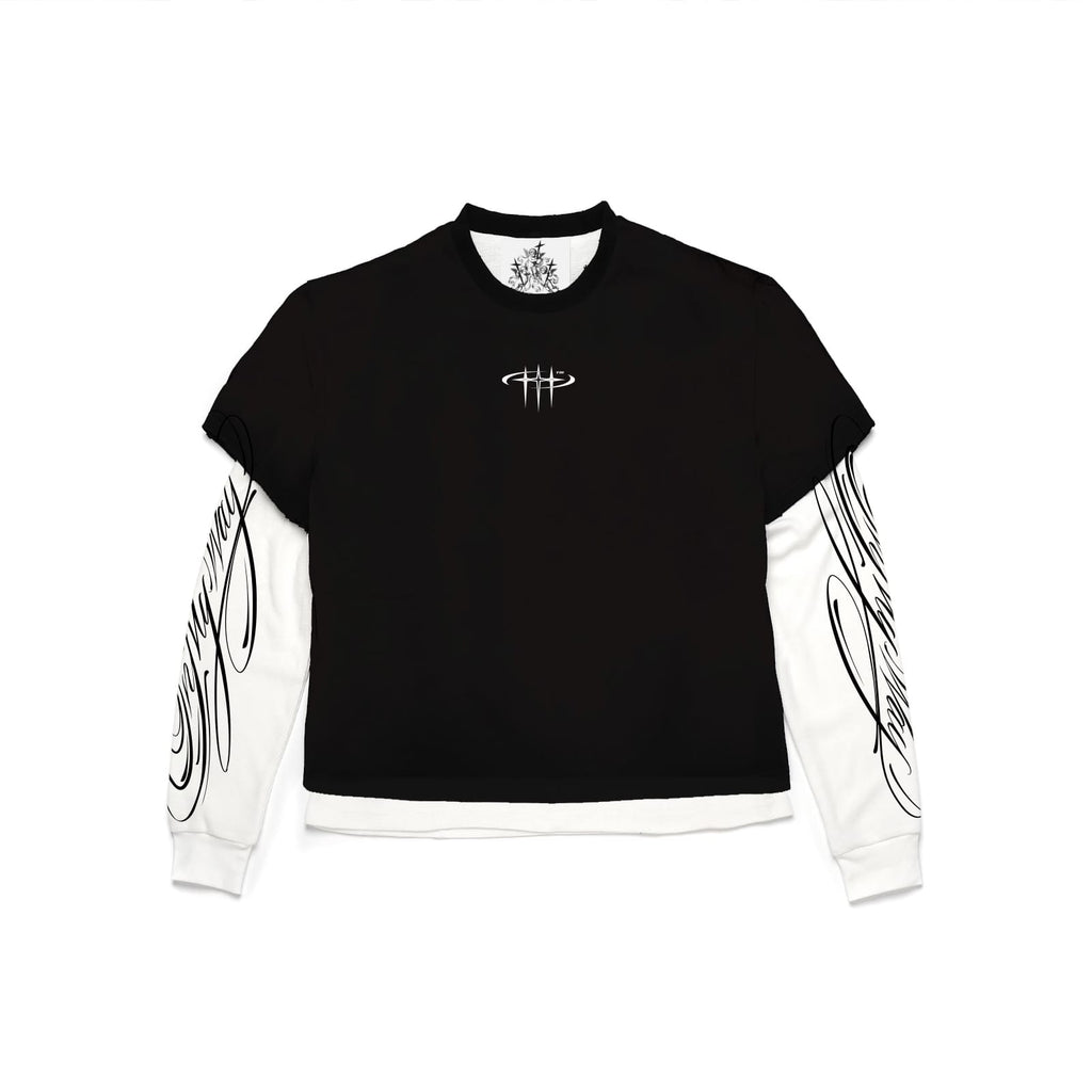 ON MY WAY DOUBLE LONGSLEEVE WAFFLE