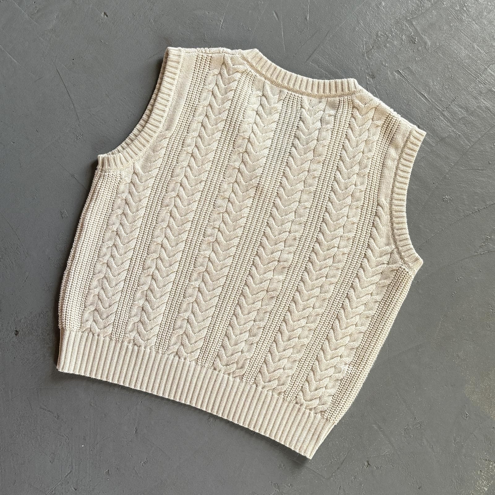 ON MY WAY TRAP KNIT WOOL
