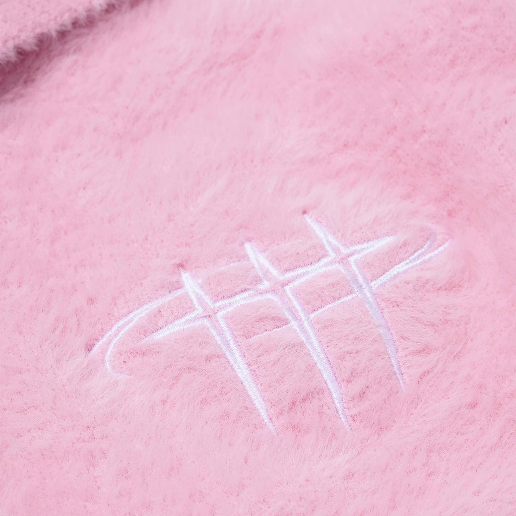 ON MY WAY LOVERS FURRY POLO PINK