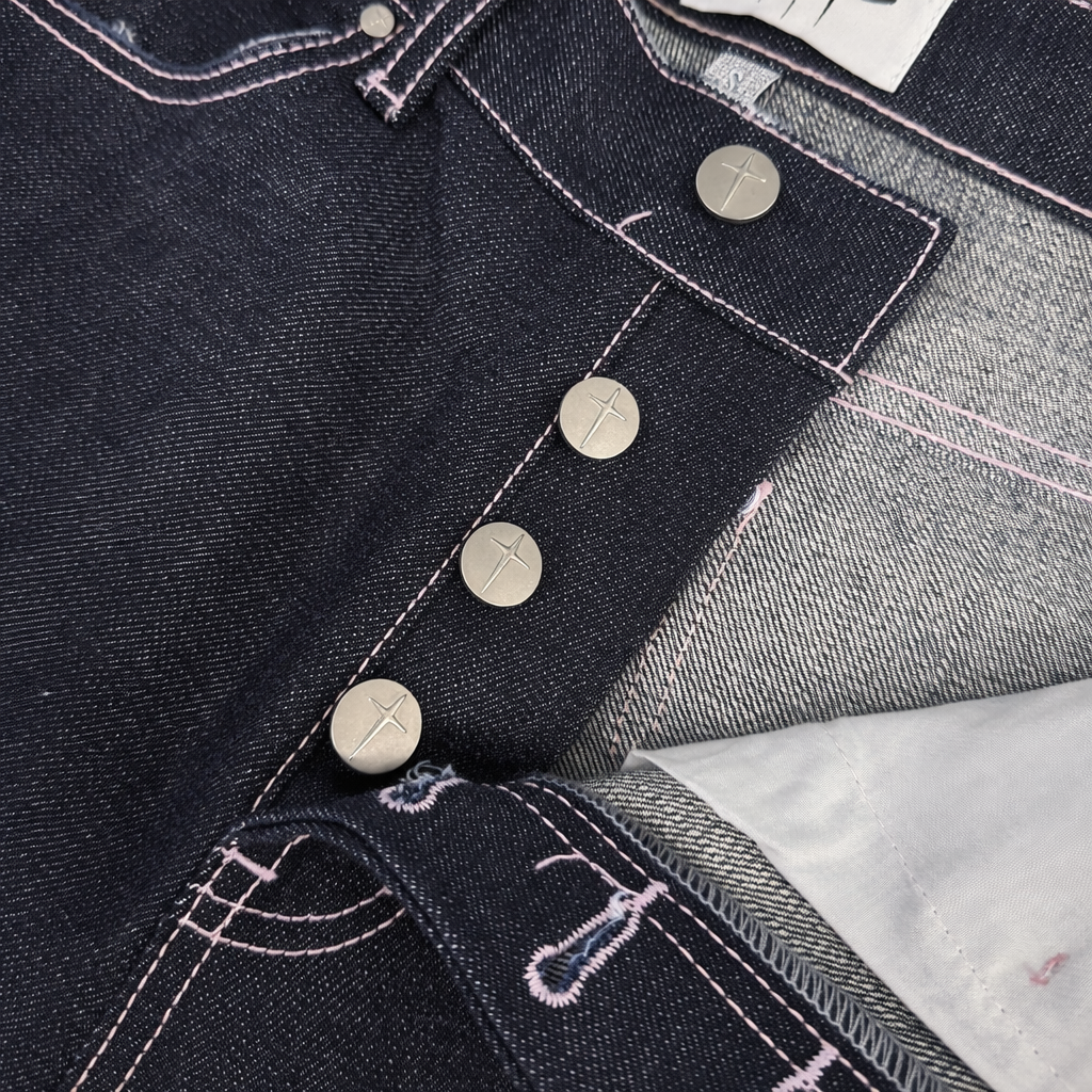 ON MY WAY RAW DENIM CIMOSATO PINK