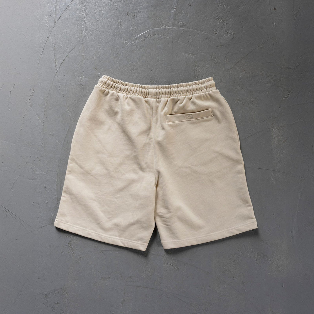 ON MY WAY STIGMA COTTON SHORTS SAND